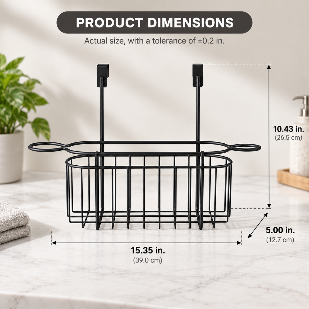 Over-Cabinet Hair Tool Organizer