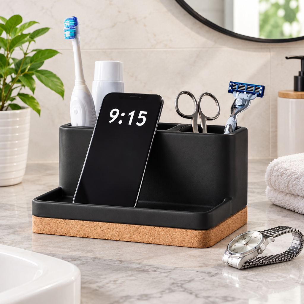 3-Compartment Vanity Organizer