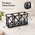 3-Compartment Makeup Brush Organizer